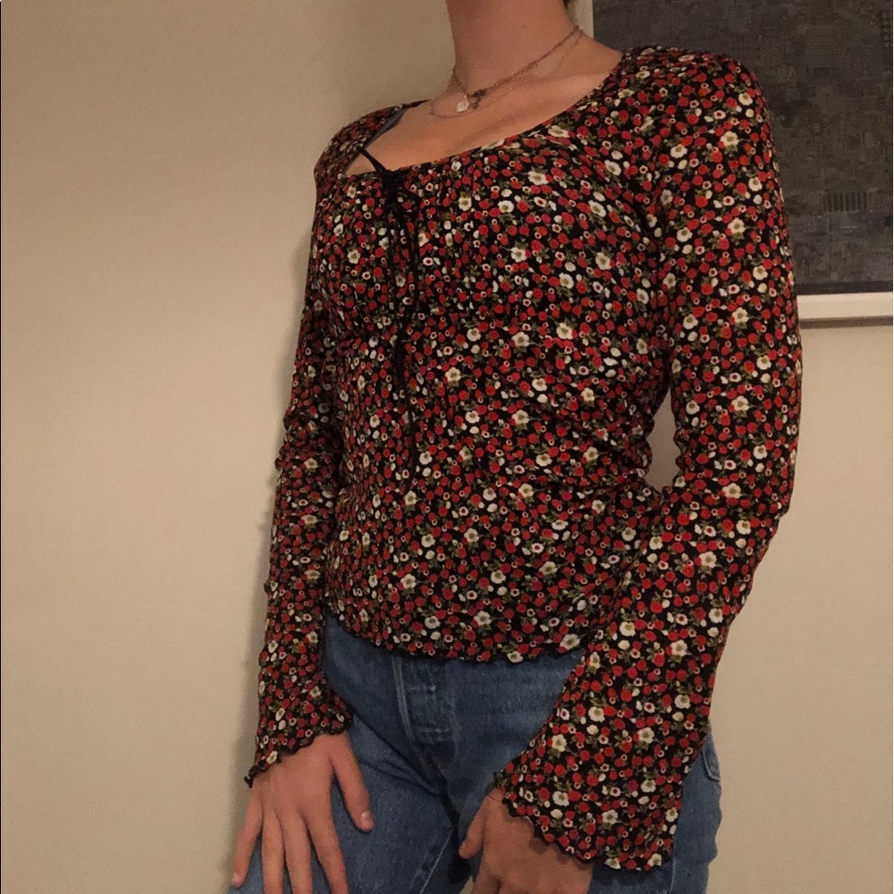 Floral brandy Melville top